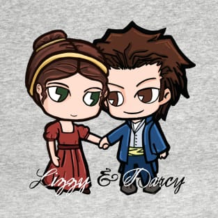 Lizzy & Darcy In Love T-Shirt